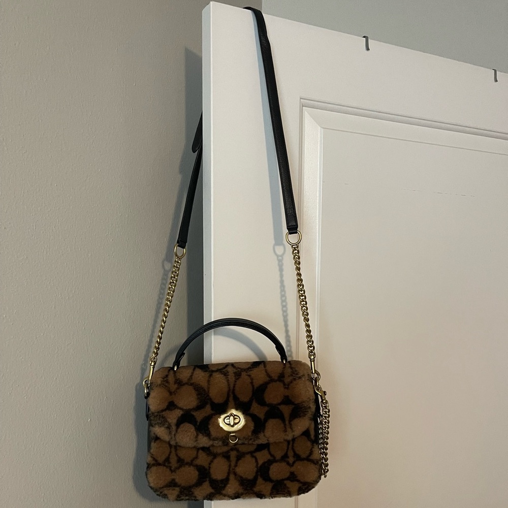 Coach Marly top handle Sherpa xJLO